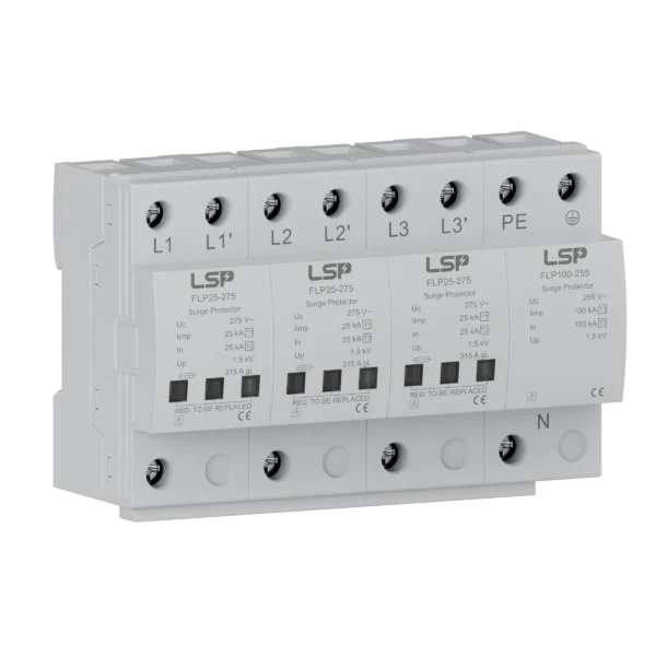 AC Type 1 Surge Protection Device FLP25-275/3S+1